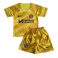 Fotballdrakt Barn Chelsea Keeper Tredjedraktsett 2023-24 Kortermet (+ Korte bukser)